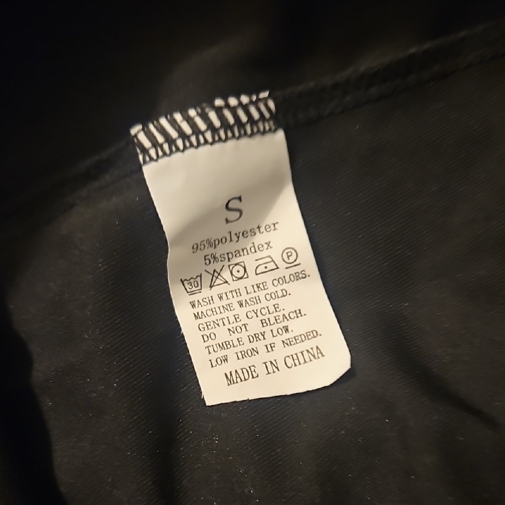 High Waisted Black Flare Leggings - Picture 4 of 5